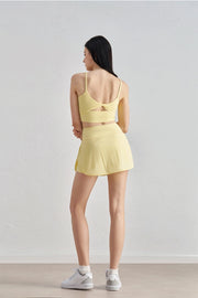 Dorothy Twist Back Cami Top Sports Bra Soft Butter-Sports Bra-91thelabel-S-Soft Butter-Urbanheer