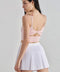 Dorothy Twist Back Cami Top Sports Bra Strawberry Milkshake-Sports Bra-91thelabel-S-Strawberry Milkshake-Urbanheer