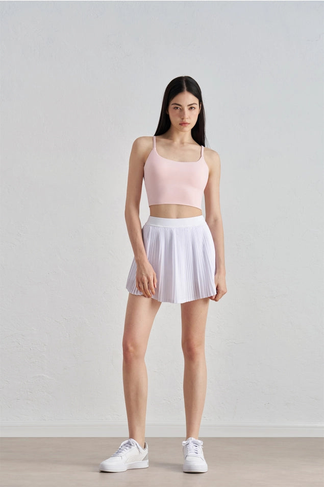 Dorothy Twist Back Cami Top Sports Bra Strawberry Milkshake-Sports Bra-91thelabel-S-Strawberry Milkshake-Urbanheer