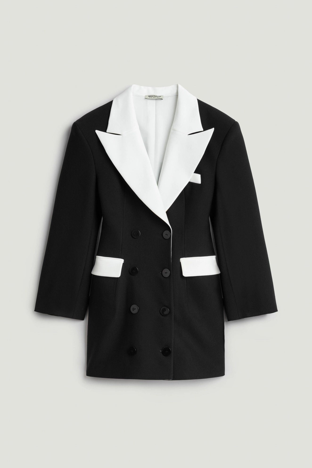 Double-Breasted Blazer Mini Dress