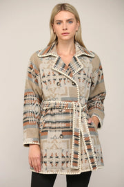 Double Breasted Tunic Trench Coat-Trench Coats-FATE-S-TAUPE/CAMEL/BLACK-Urbanheer