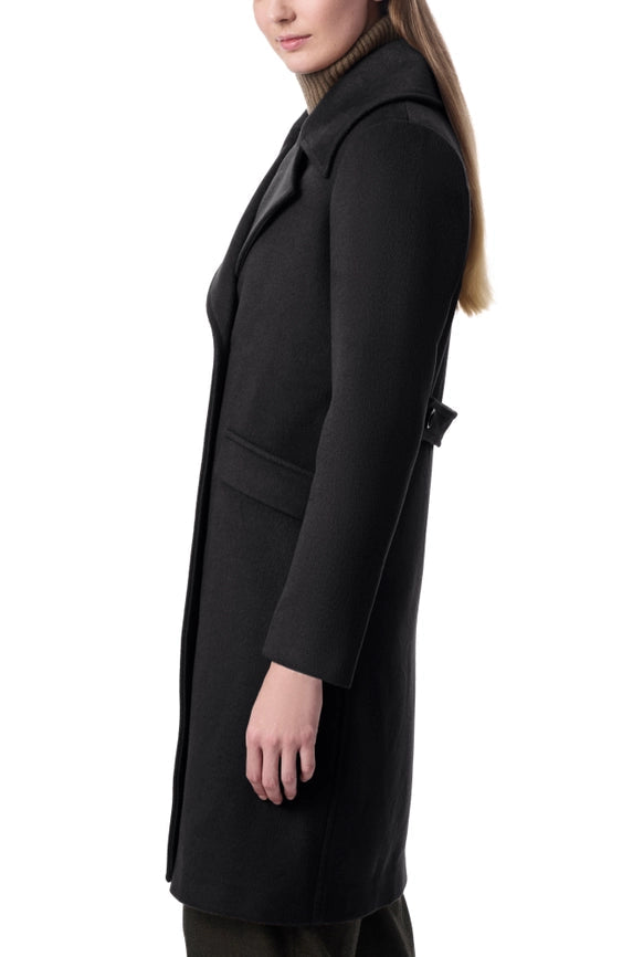 Double Breasted Wool Coat Black-Coat-Bernardo-XS-Black-Urbanheer