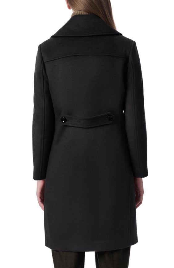 Double Breasted Wool Coat Black-Coat-Bernardo-XS-Black-Urbanheer