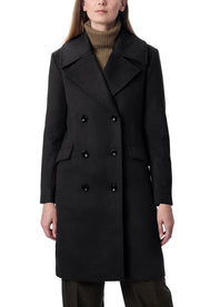 Double Breasted Wool Coat Black-Coat-Bernardo-XS-Black-Urbanheer