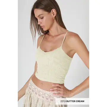 Double Lace Trim Cami