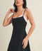 Double Layered Dress - Black