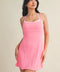 Double Layered Dress - Hot Pink