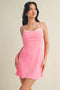 Double Layered Dress - Hot Pink