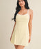 Double Layered Dress - Lemon