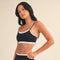Double Layered Sports Bra - Black