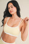 Double Layered Sports Bra - Lemon