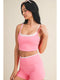 Double Layered Tank Top - Hot Pink