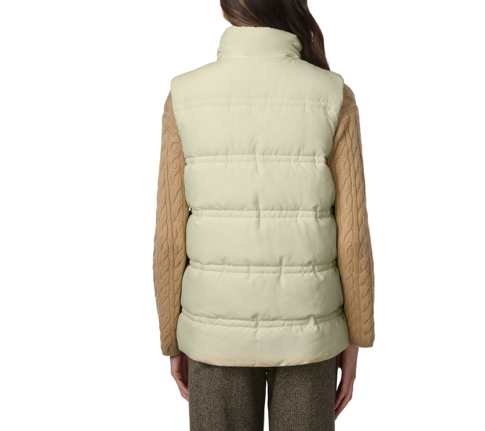 Double Stitch Puffer Vest Sage-Vest-Bernardo-XS-Sage-Urbanheer