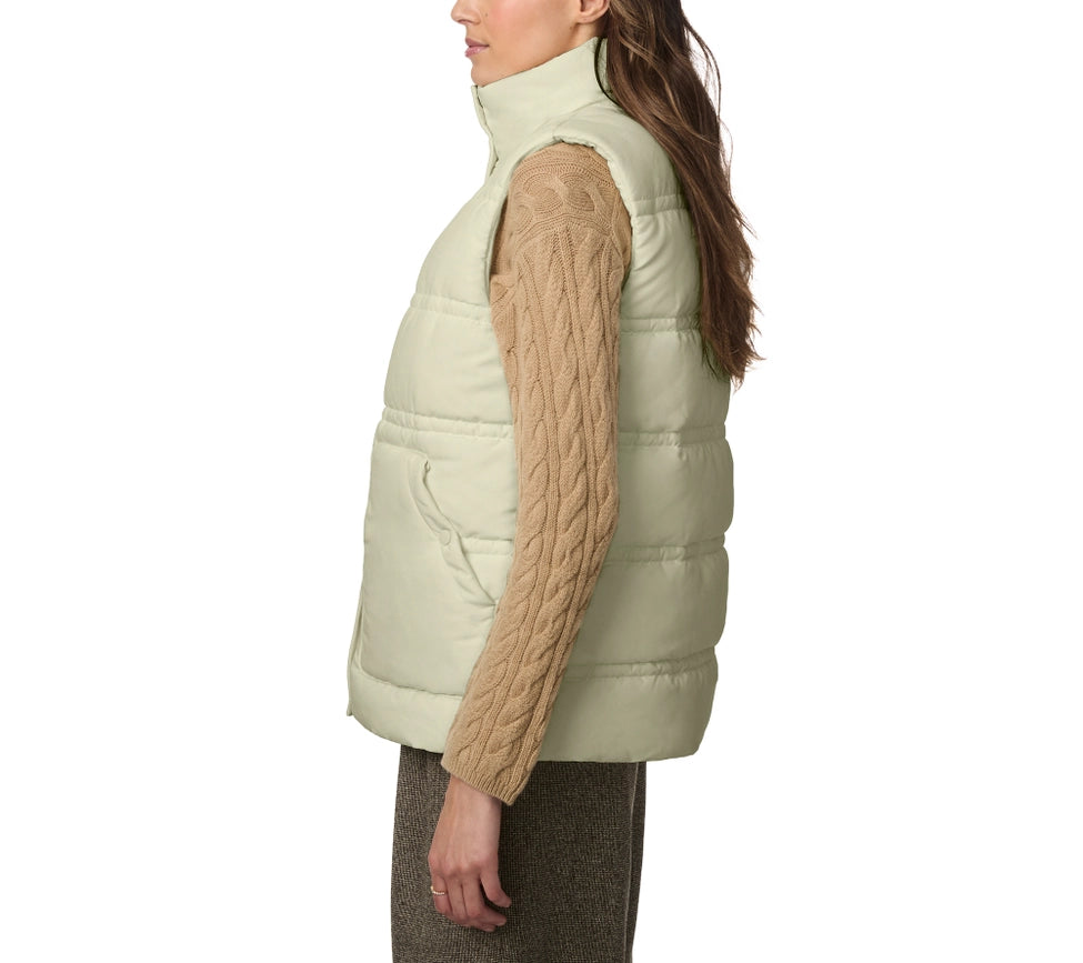 Double Stitch Puffer Vest Sage-Vest-Bernardo-XS-Sage-Urbanheer