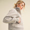 Dove Funnel Neck Half Zip Cement-Hoodie-AEMI + CO-S-Urbanheer