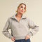 Dove Funnel Neck Half Zip Cement-Hoodie-AEMI + CO-S-Urbanheer