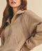 Dove Funnel Neck Half Zip-Hoodie-AEMI + CO-S-Oat-Urbanheer