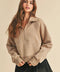 Dove Funnel Neck Half Zip-Hoodie-AEMI + CO-S-Black-Urbanheer