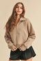 Dove Funnel Neck Half Zip-Hoodie-AEMI + CO-S-Black-Urbanheer