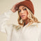 Dove Funnel Neck Half Zip White-Hoodie-AEMI + CO-S-Urbanheer