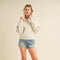 Dove Funnel Neck Half Zip White-Hoodie-AEMI + CO-S-Urbanheer