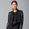 Drape Front Jacket - Black JLS-Jacket-Blanc Noir-XS-BLACK-Urbanheer