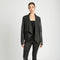 Drape Front Jacket - Heather Charcoal Jls-Jacket-Blanc Noir-XS-Heather Dark Charcoal-Urbanheer