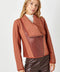 Drape Quilting Jacket Brick-Jacket-Mystree-S-Brick-Urbanheer