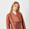 Drape Quilting Jacket Brick-Jacket-Mystree-S-Brick-Urbanheer