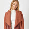 Drape Quilting Jacket Brick-Jacket-Mystree-S-Brick-Urbanheer