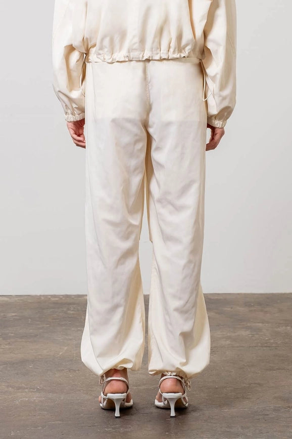 Drawstring Cargo Pants-Pants-Moon River-XS-CREAM-Urbanheer
