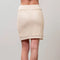 Drawstring Crochet Knit Mini Skirt-Skirts-Moon River-XS-CREAM-Urbanheer