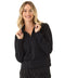 Drea Sueded Modal 1/4-Zip Jacket