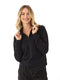 Drea Sueded Modal 1/4-Zip Jacket