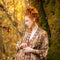 Dreamweaver Bamboo Kimono Duster Robe with Zodiac Signs-Kimono-Market of Stars-length 118cm width 78 cm-Urbanheer