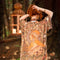 Dreamweaver Bamboo Kimono Duster Robe with Zodiac Signs-Kimono-Market of Stars-length 118cm width 78 cm-Urbanheer