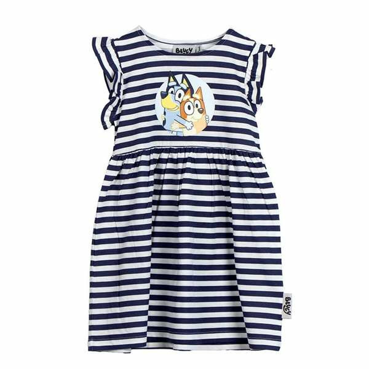 Dress Bluey Dark blue Girl-Clothing, Girls-Bluey-Urbanheer