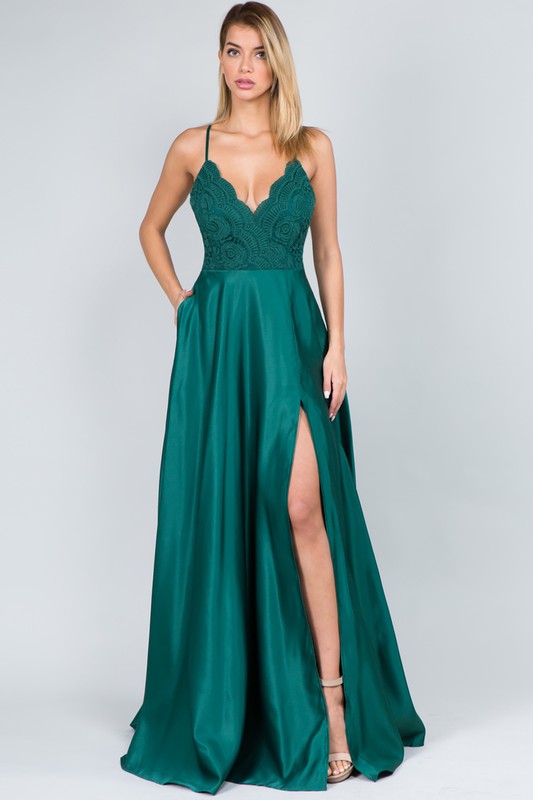 Dress, Prom, Bridesmaid, Maxi Dress, Gowns Emerald-Dress-Maniju-S-Urbanheer
