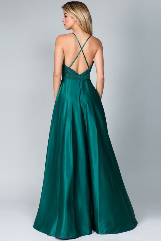 Dress, Prom, Bridesmaid, Maxi Dress, Gowns Emerald-Dress-Maniju-S-Urbanheer