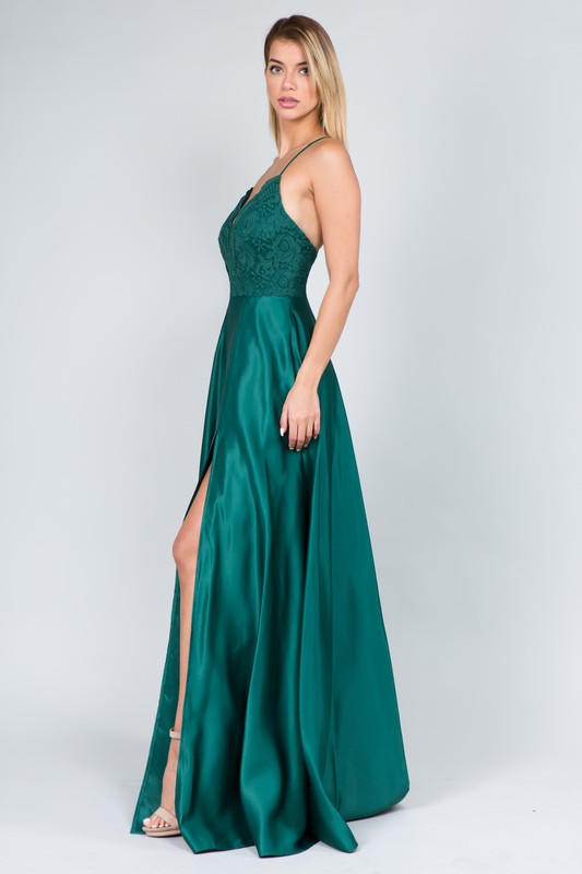 Dress, Prom, Bridesmaid, Maxi Dress, Gowns Emerald-Dress-Maniju-S-Urbanheer