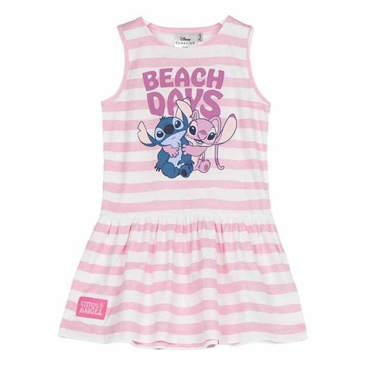 Dress Stitch Pink Girl-Clothing, Girls-Stitch-Urbanheer