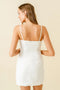 Dressy Cocktail Blazer Style Strap Mini Dress-Dress-Fore Collection-S-Off-White-Urbanheer