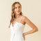 Dressy Cocktail Blazer Style Strap Mini Dress-Dress-Fore Collection-S-Off-White-Urbanheer