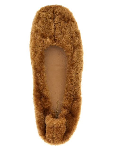Dries Van Noten Fur Ballet Flats
