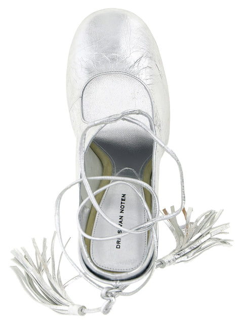 Dries Van Noten Laminated Leather Mules