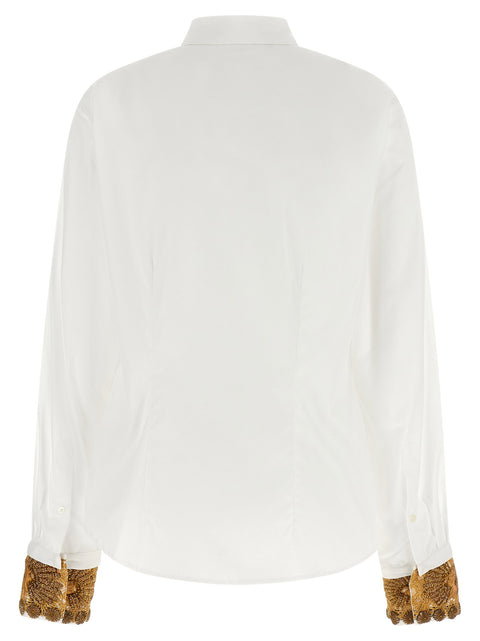 Dries Van Noten Shirt With Embroidered Cuffs