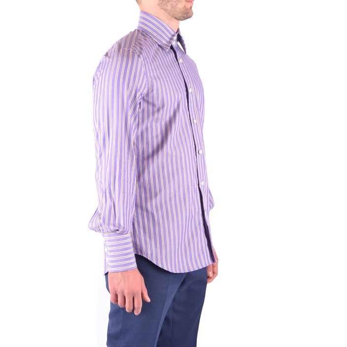 Dsquared Men Shirt-Clothing Shirts-Dsquared-purple-48-Urbanheer