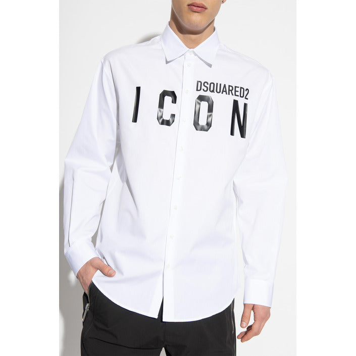 Dsquared Men Shirt-Clothing Shirts-Dsquared-white-48_IT-Urbanheer
