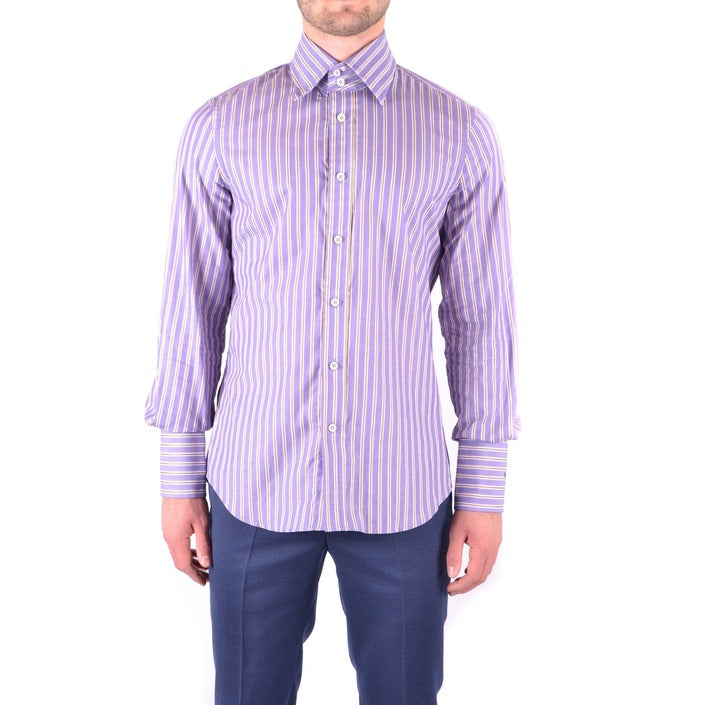 Dsquared Men Shirt-Clothing Shirts-Dsquared-purple-48-Urbanheer