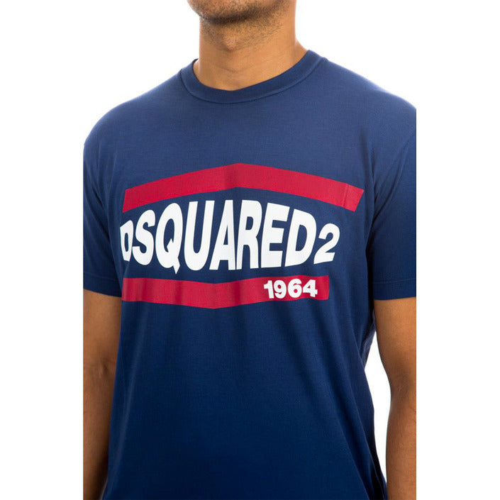 Dsquared Men T-Shirt-Clothing T-shirts-Dsquared-blue-S-Urbanheer